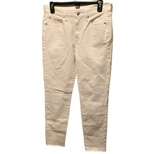 Gap Denim True Skinny Jeans in White size 28